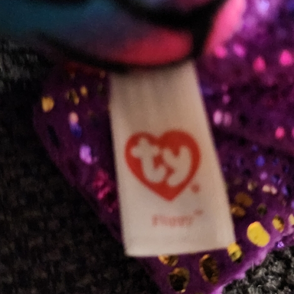 TY Beanie Boos Fliopy. Be B To Uh I Colorful Fish Plush Toy - Picture 3 of 7